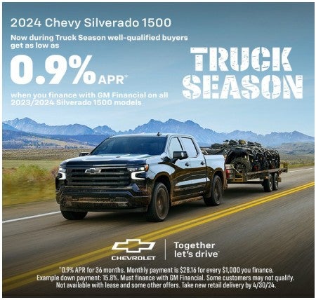 2024 chevy Silverado 1500 Truck Season Image